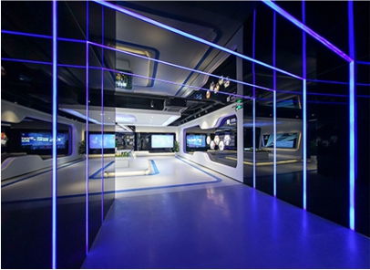 電子制造丨奮達企業科技展廳設計